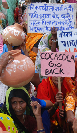 Protest Against Coca-Cola